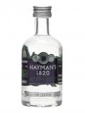 A bottle of Hayman's 1820 Gin Liqueur Miniature