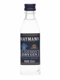 A bottle of Hayman’s London Dry Gin Miniature