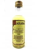 A bottle of Highland Park Blackadder Single Malt Miniature 1989 8 Year Old