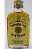 A bottle of Highland Park Islands Single Malt Miniature 8 Year Old