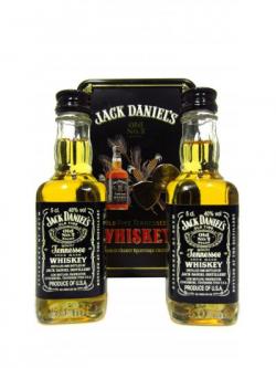 Jack Daniels Old No 7 Miniature Twin Pack In Tin