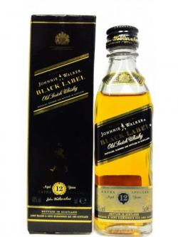 Johnnie Walker Black Label Miniature 12 Year Old