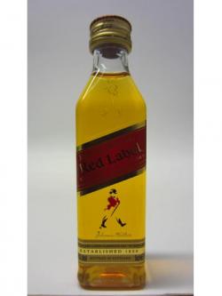 Johnnie Walker Red Label Miniature Plastic Bottle