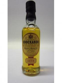 Knockando Pure Single Malt Miniature 1978 15 Year Old