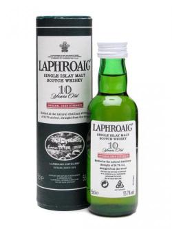 Laphroaig 10 Year Old / Cask Strength Miniature