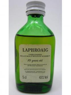 Laphroaig Islay Single Malt Miniature 10 Year Old 2965