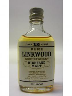 Linkwood Single Highland Malt Miniature 12 Year Old