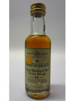 Macallan Highland Single Malt Miniature 10 Year Old 2050