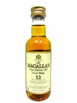 Macallan Highland Single Malt Miniature 12 Year Old 2934