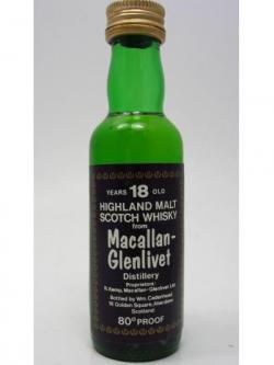 Macallan Macallan Glenlivet Miniature 18 Year Old