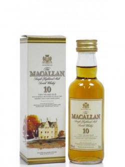 Macallan Single Highland Malt Miniature 10 Year Old