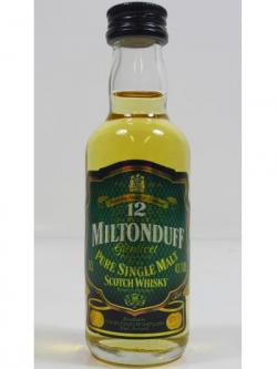 Miltonduff Speyside Single Malt Miniature 12 Year Old