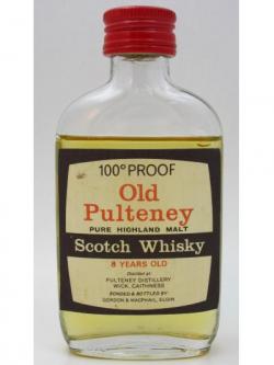 Old Pulteney Highland Single Malt Miniature 8 Year Old