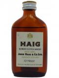 A bottle of Other Blended Malts Haig Miniature