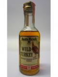 A bottle of Other Bourbon S Wild Turkey Miniature 8 Year Old