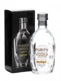 A bottle of Purity Vodka Miniature
