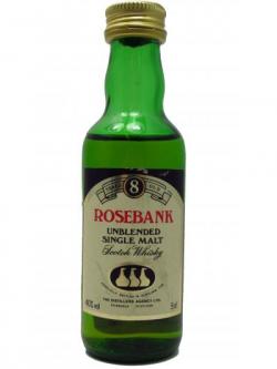 Rosebank Silent Lowland Single Malt Miniature 8 Year Old