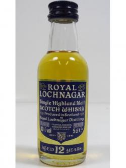 Royal Lochnagar Single Highland Malt Miniature 12 Year Old 1616