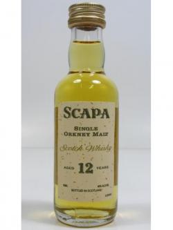 Scapa Islands Single Malt Miniature 12 Year Old