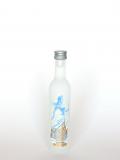 A bottle of Snow Queen Vodka Miniature