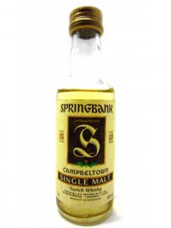 Springbank Campbeltown Single Malt Miniature 15 Year Old 3758