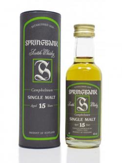 Springbank Campbeltown Single Malt Miniature 15 Year Old