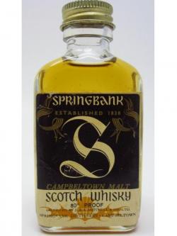 Springbank Campletown Single Malt Miniature