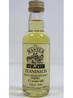 Teaninich Single Highland Malt Miniature 17 Year Old