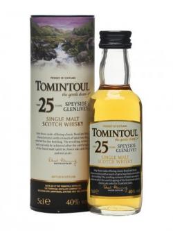 Tomintoul 25 Year Old Miniature Speyside Single Malt Scotch Whisky