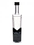 A bottle of Valt Vodka Miniature