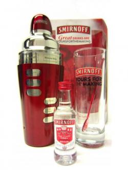 Vodka Smirnoff Cocktail Shaker Gift Set With Vodka Miniature