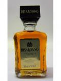 A bottle of Whisky Liqueur Disaronno Miniature