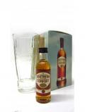 A bottle of Whisky Liqueurs Southern Comfort Miniature Glass Gift Set