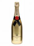 A bottle of Moët & Chandon Brut Imperial NV Champagne / Gold Wrap