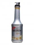 A bottle of Monin Banana Purée