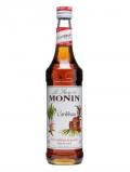 A bottle of Monin Caribbean