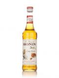 A bottle of Monin Crme Brle Syrup