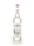 A bottle of Monin Lemongrass Syrup