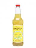 A bottle of Monin Sweet& Sour Syrup