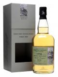 A bottle of Mortlach 1998 / Pastille Bouquet / Wemyss Speyside Whisky