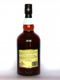 Mount Gay Rum Extra Old Back side