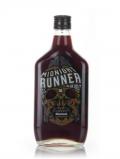 A bottle of Mustasch Midnight Runner Black Violet