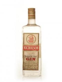 Nicholson Lamplighter London Dry Gin - 1970s