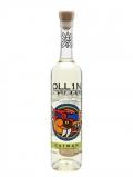 A bottle of Oll1N Caiman Reposado Mezcal