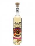 A bottle of Oll1N Ocelotl Anejo Mezcal