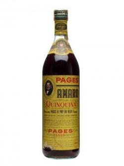 Pages Amaro Quinquina / Bot.1970s / Litre bottle