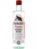 A bottle of Papagayo Organic White Rum