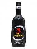 A bottle of Passoa Coco Coconut Liqueur