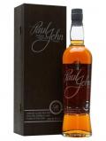 A bottle of Paul John Peated Single Cask# 777 Single Malt Indian Whisky