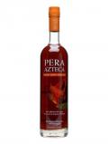 A bottle of Pera Azteca Liqueur